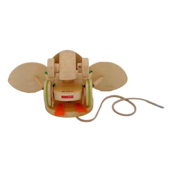 Skip Hop Treetop Owl Pull Toy - 6" Tall x 6" Wide - Picture 3 of 4